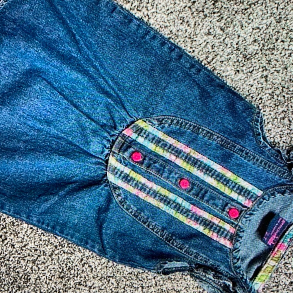 Stylish design denim blouse